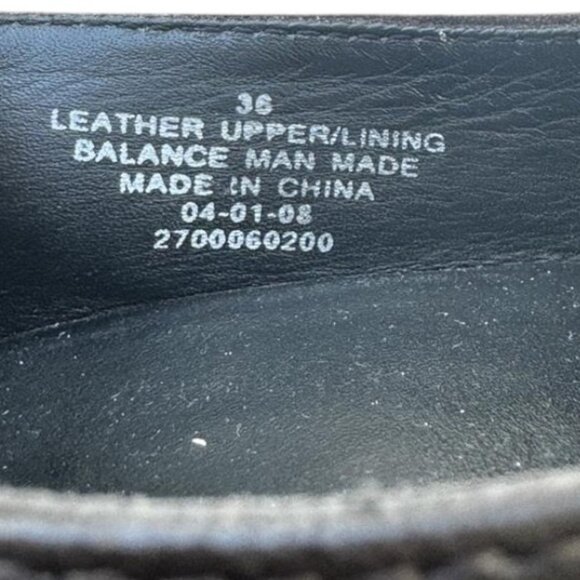 Dansko brown leather and suede slip-on heel pump shoes size 36 - Picture 5 of 5